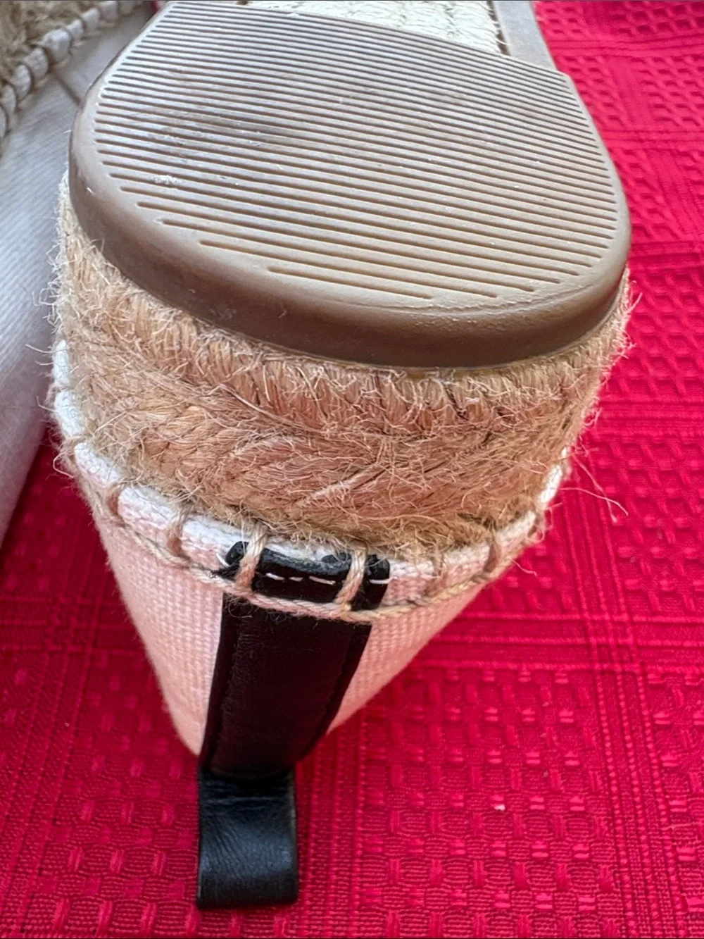 J. Crew Canvas White and Black-Toe Espadrilles